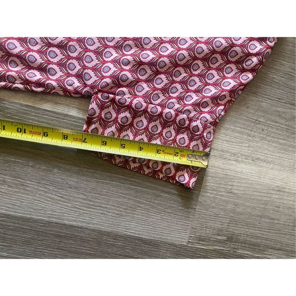 Silvian Heach Peacock Top, Pink Red Blouse, Size Small - Picture 9 of 9